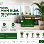 cara kerja tanaman hias dalam menetralisir udara