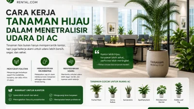 cara kerja tanaman hias dalam menetralisir udara