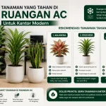tanaman yang tahan ruangan ac