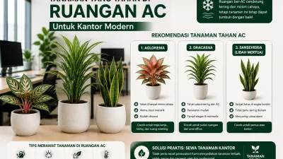 tanaman yang tahan ruangan ac